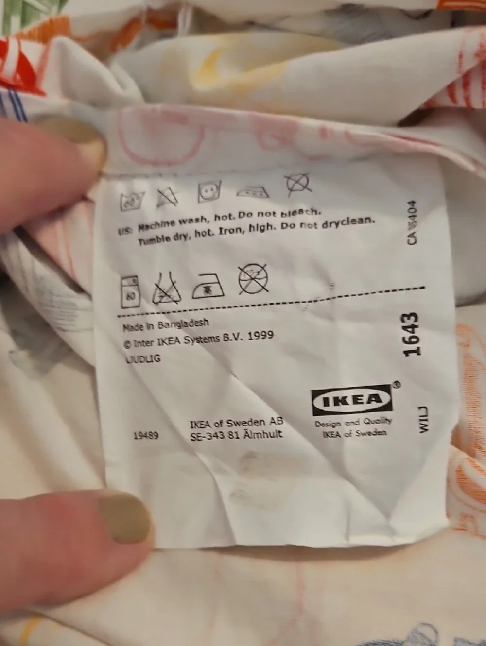 IKEA Multicolor Transportation Vehicle Print Cotton Twin Duvet Cover